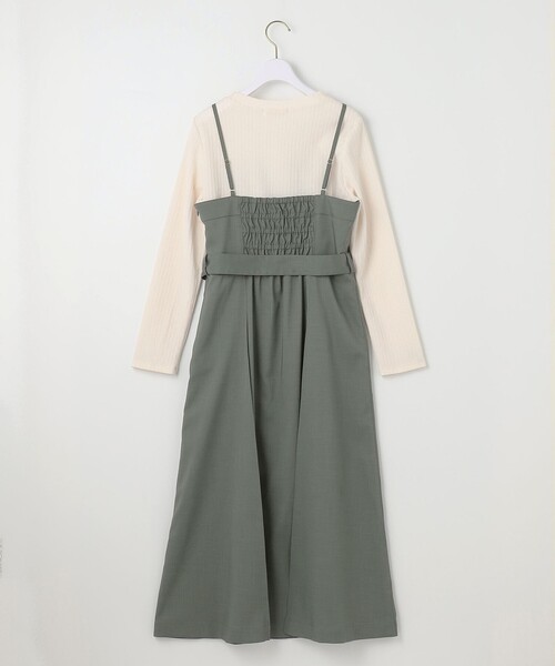 any SiS ワンピース 「2SET」ビスチェワンピース×シアーラッセル