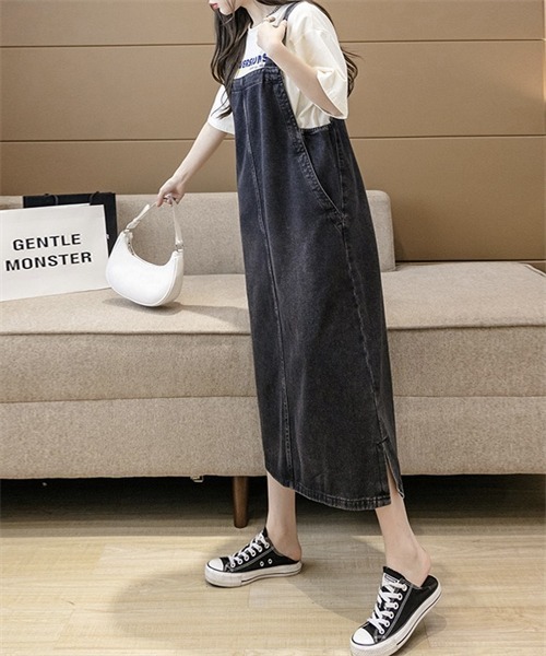 Dream garden（ドリームガーデン） ジャンパースカート サイドデニム