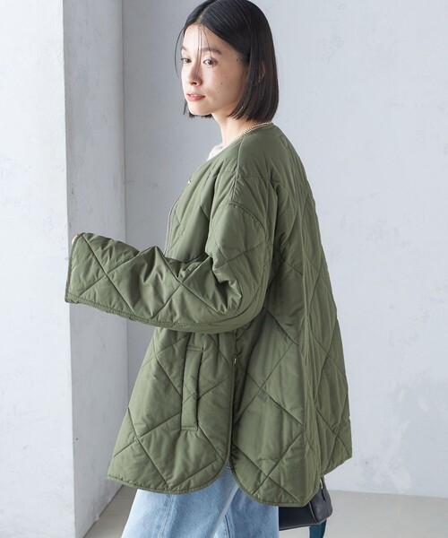 SHIPS（シップス） ブルゾン アウター 「手洗い可能」キルティング