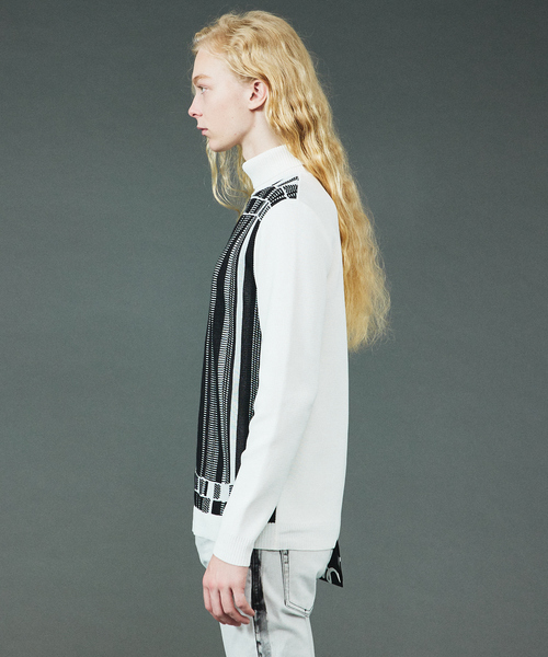 5351 POUR LES HOMMES セーター ニット デジタルジャガード