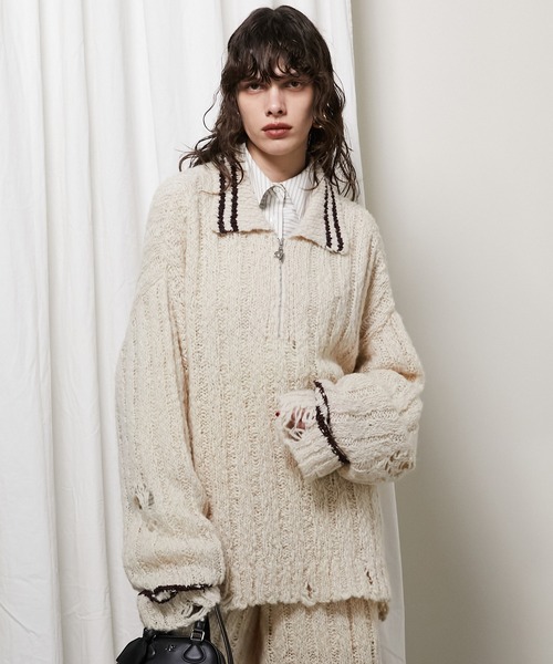 PRANK PROJECT ポロネックニット/Polo Neck Knit PRANK PROJECT（プランクプロジェクト） ニット セーター ポロネック