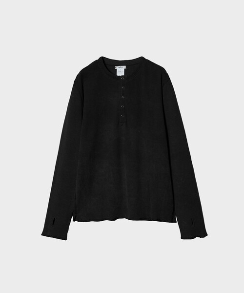 tシャツ 「saby/サバイ」WAFFLE HENRY NECK SHIRTS メンズ : ZOZOTOWN
