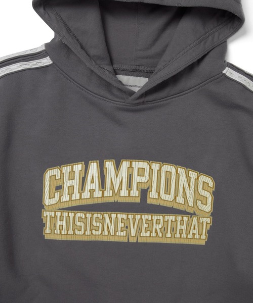 【THISISNEVERTHAT】TNT スポーツパーカー ダークグレー thisisneverthat パーカー TNT Sports Hoodie メンズ レディース