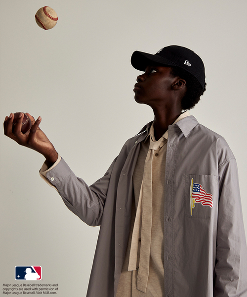 【MLB COLLECTION BY JUN】チームロゴプリントシャツ ADAM ET ROPE' シャツ 「MLB COLLECTION BY JUN」チームロゴ
