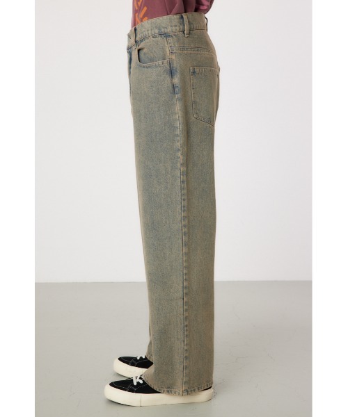 RODEO C.S. & CO. デニムパンツ 未使用品 F RODEO CROWNS WIDE BOWL ジーンズ vintage wash ワイドデニム