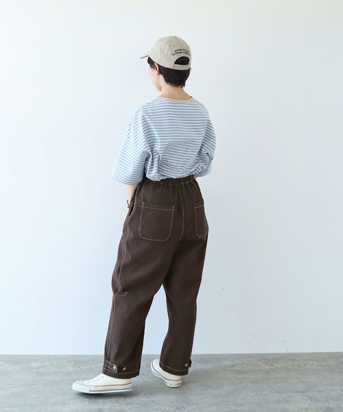 PAR ICI シボコットン　切り替えパンツ AMBIDEX Store ○シボコットン 切り替えパンツ (セットアップ