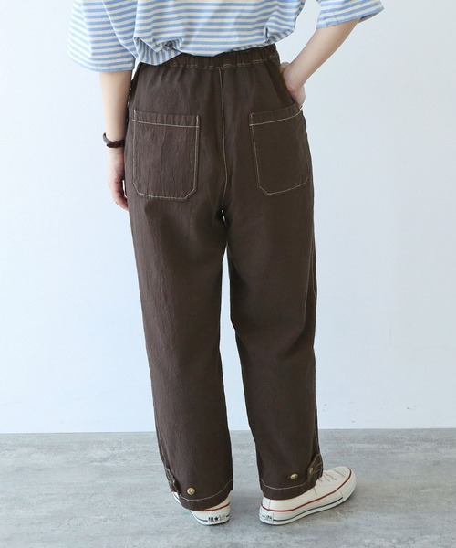 PAR ICI シボコットン　切り替えパンツ AMBIDEX Store ○シボコットン 切り替えパンツ (セットアップ