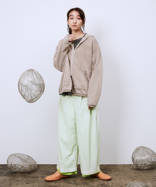 Dulcamara（ドゥルカマラ） ワイドパンツ スラックス リップストップ
