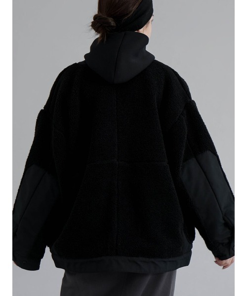 YORT ブルゾン アウター ショートボアジャケット レディース