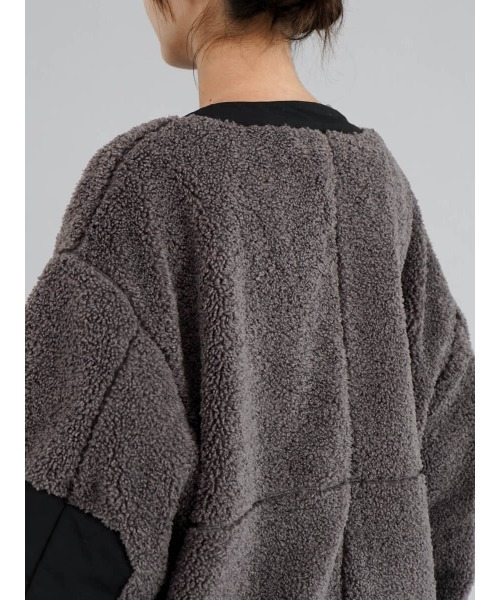 YORT ブルゾン アウター ショートボアジャケット レディース