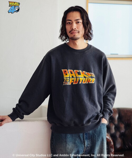 B：MING by BEAMS トレーナー スウェット ムービー プリント