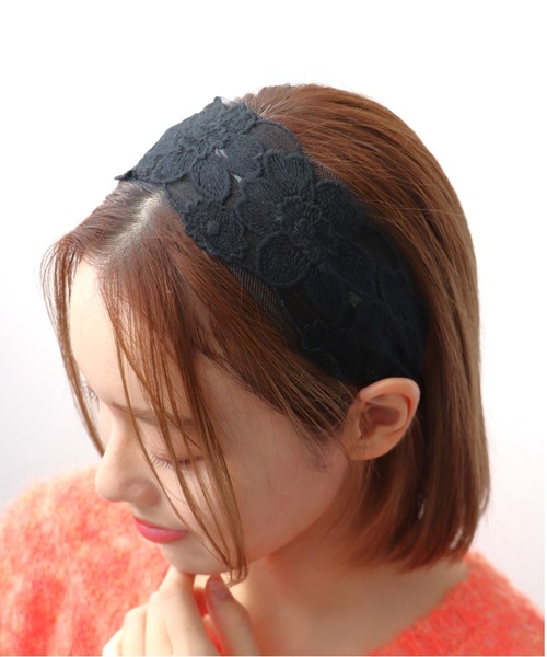 Three Four Time（スリーフォータイム） カチューシャ フラワーレース