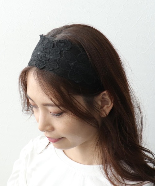 Three Four Time（スリーフォータイム） カチューシャ フラワーレース