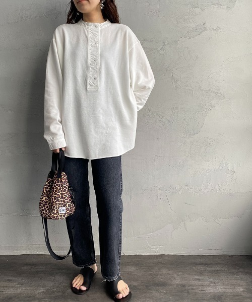 新品✨THE SHINZONE ザ シンゾーン ミリタリーヘンリープルオーバー 22SS】THE SHINZONE シンゾーン MILITALY HENLEY PO ミリタリー