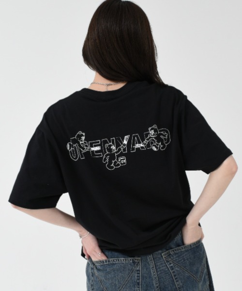 tシャツ 「OY/オーワイ」PAINTING ODOLLY TEE/ペインティングオードリー半袖Tシャツ レディース メンズ