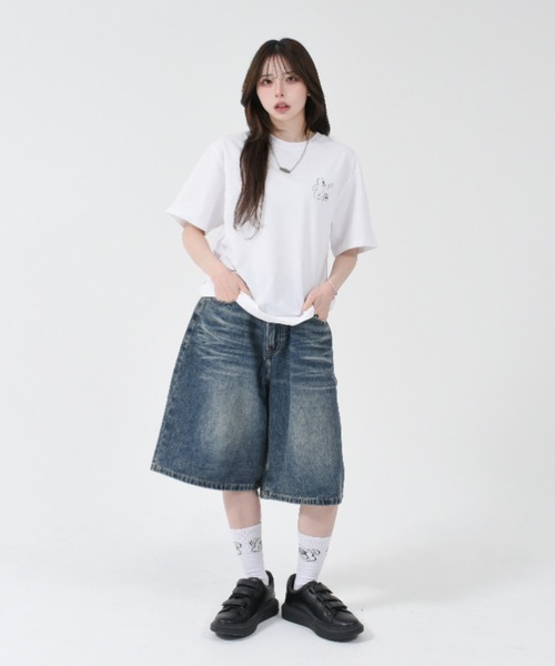 tシャツ 「OY/オーワイ」PAINTING ODOLLY TEE/ペインティングオードリー半袖Tシャツ レディース メンズ OY/オーワイ』PAINTING ODOLLY TEE/ペインティングオードリー