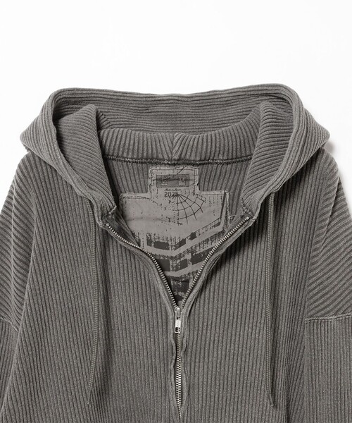 C.E トレーナー スウェット / OVERDYE WIDE RIB CUT ZIP HOODY