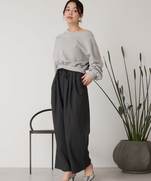 Edit Sheen パンツ イージーワイドパンツ レディース : ZOZOTOWN
