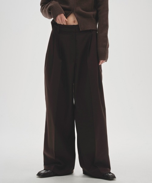 TODAYFUL todayful パンツ Lightweight Tuck Trousers レディース