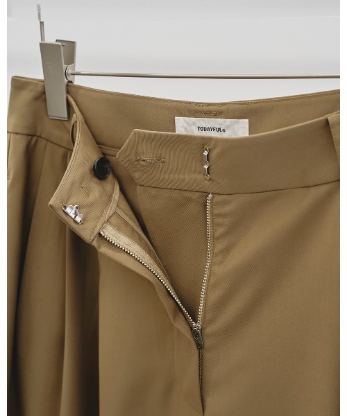 TODAYFUL パンツ Lightweight Tuck Trousers レディース : ZOZOTOWN