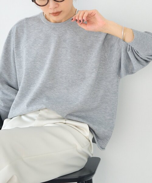 IENA ニット セーター 「追加」LEVITA コットンプルオーバー