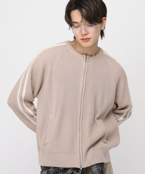 3.3 FIELD TRIP セーター ニット 3.3 Field Trip／モヘアラインジップ