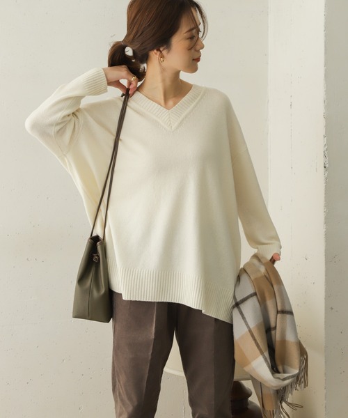 URBAN RESEARCH DOORS（アーバンリサーチドアーズ） Vネックニット ONE