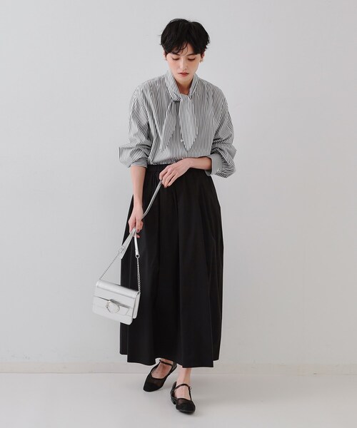 OPAQUE.CLIP（オペークドットクリップ） ブラウス シャツ ストライプ