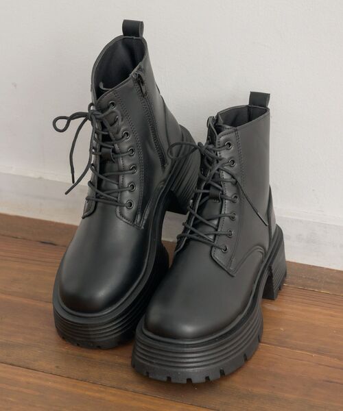 「RETRO GIRL」 ショートブーツ MEDIUM オフホワイト レディース_画像7