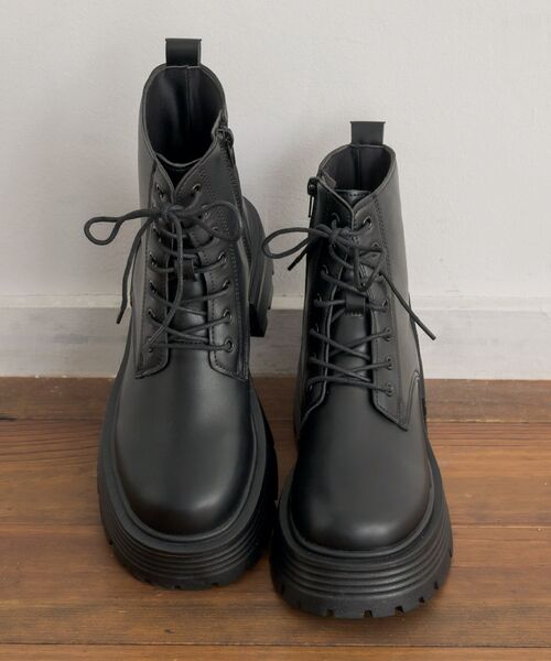 「RETRO GIRL」 ショートブーツ MEDIUM オフホワイト レディース_画像8