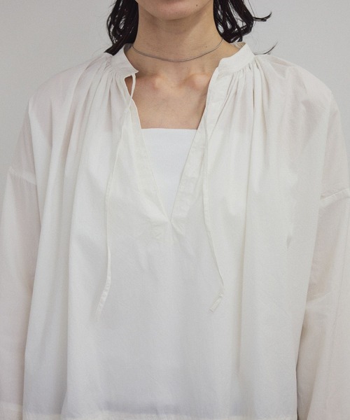 SALON adam et rope' ブラウス シャツ 「WEB限定」レース