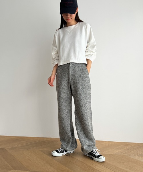 「CANAL JEAN」 「diggity」パンツ SMALL ライトグレー レディース_画像8