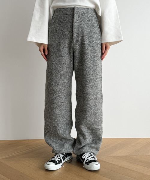 「CANAL JEAN」 「diggity」パンツ SMALL ライトグレー レディース_画像9