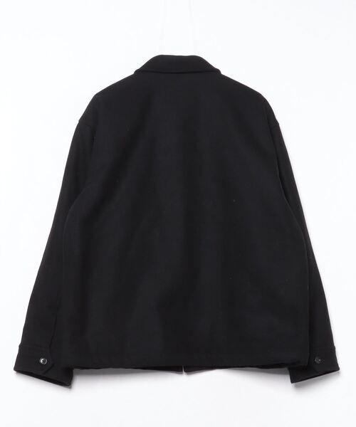 NEW ERA（ニューエラ） 刺繍ジップアップブルゾン L ブラック メンズ