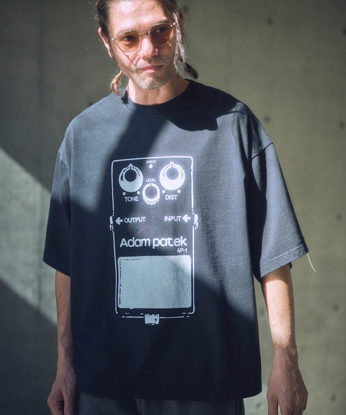 ADAM PATEK tシャツ ADAMPATEK/distortion short sleeve T