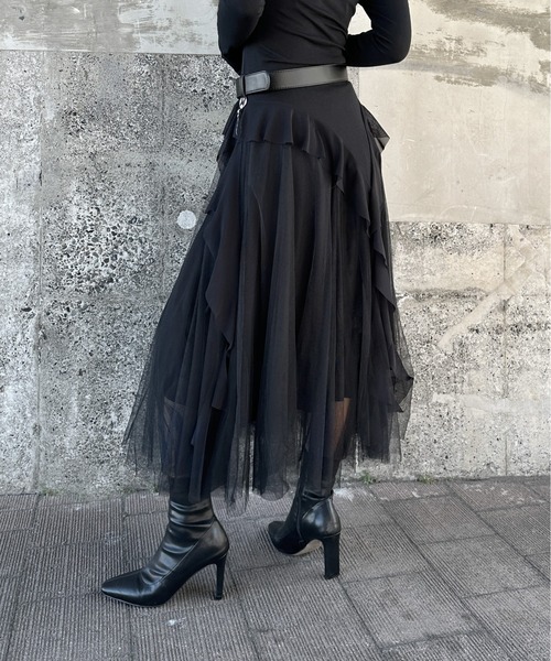 ベルト 「LVEU.」デザインポーチベルト / ベルト アクセサリー ケース 2way 合成皮革 合皮 ブラック レディース | LVEU. | 08