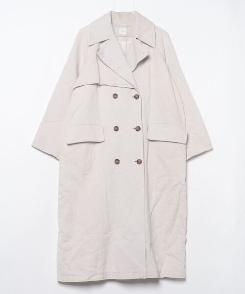 Spick and Span｜スピック＆スパン　トレンチコート Co/R ワイドトレンチコート（トレンチコート）｜Spick and Span