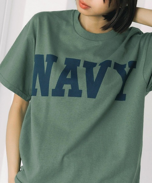 ROOP TOKYO tシャツ NAVY CORE TEE クルーネック半袖Tシャツ フロント