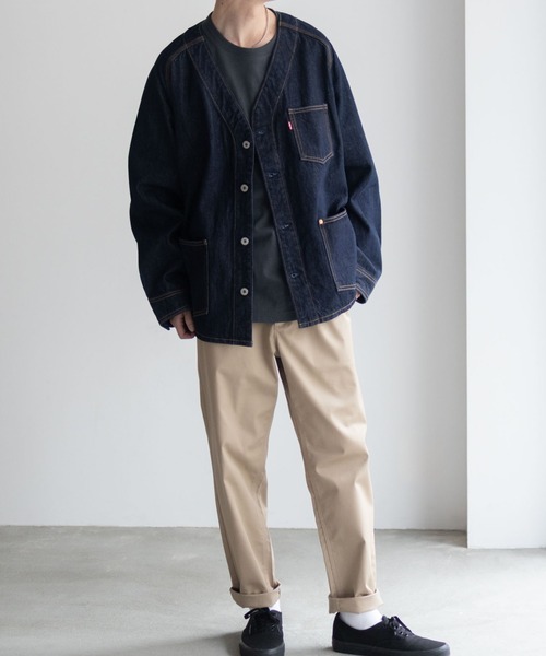 Levi's engineerd デニムジャケット Lサイズ LEVI'S PReMIUM×EDIFICE 24SS30th Type 1デニムジャケットPC9