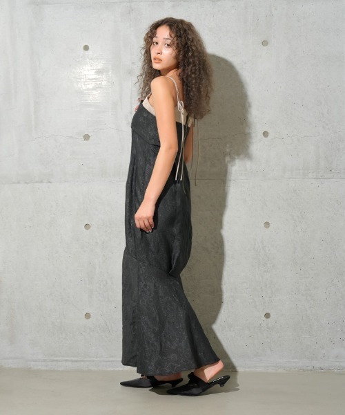 DONOBAN ワンピース 「ANDRESD」jacquard zipper dress「ジャガード