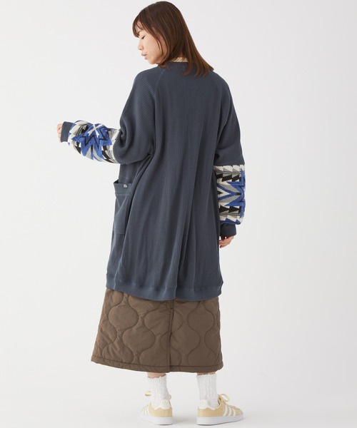 「KRIFF MAYER Lady's Collection」 カーディガン LARGE グレー レディース_画像4