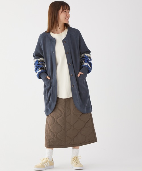 「KRIFF MAYER Lady's Collection」 カーディガン LARGE グレー レディース_画像5