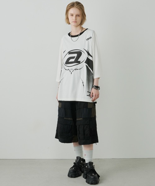 AIVER カーゴパンツ AIVER ボロクォーターカーゴパンツ メンズ