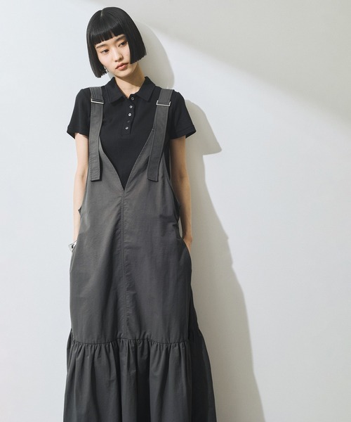 アダムエロペ　ジャンパースカート美品 セール 60%OFF】【セットアップ対応】ニットジャンパースカート