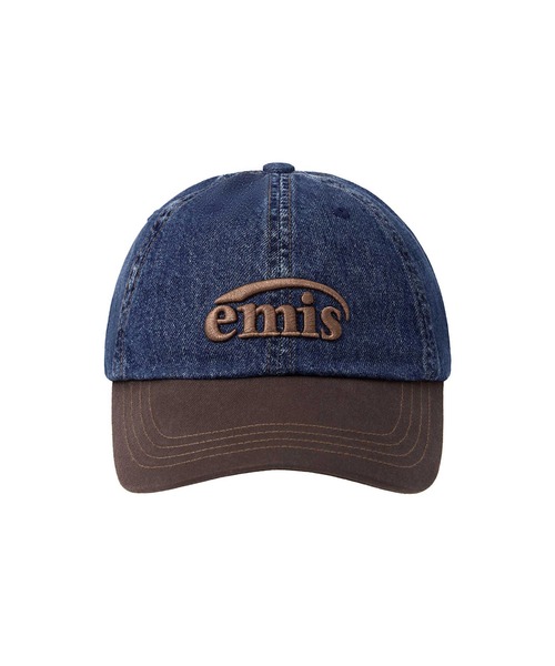 emis キャップ emis キャップ 帽子 WASHED DENIM BALL CAP レディース メンズ