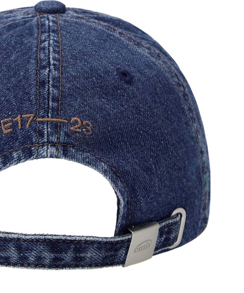 emis キャップ emis キャップ 帽子 WASHED DENIM BALL CAP レディース メンズ