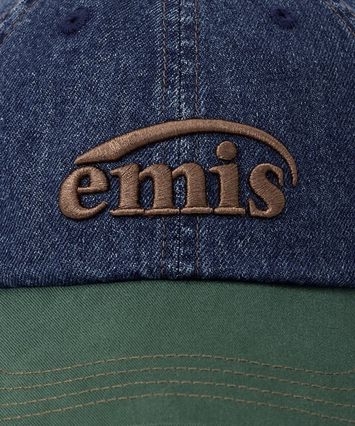 [EMIS] WASHED DENIM BALL キャップ★新作★韓国ファッション★ org.jpg