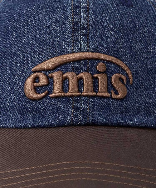 emis キャップ 帽子 WASHED DENIM BALL CAP レディース メンズ