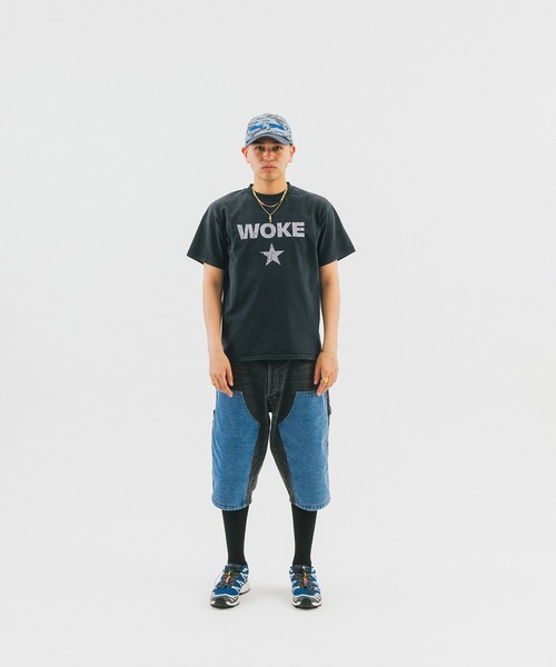 キャップ 帽子 メンズ Lizard Camo Logo Cap/ミリタリー/リザードカモ/シックスパネルキャップ/WOKE EDGE メンズ | WOKE EDGE | 04