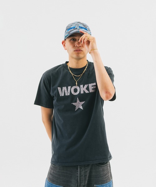 キャップ 帽子 メンズ Lizard Camo Logo Cap/ミリタリー/リザードカモ/シックスパネルキャップ/WOKE EDGE メンズ | WOKE EDGE | 07